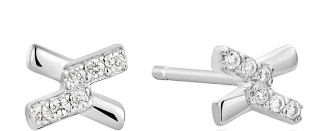 SS CZ Cross Stud Ergs