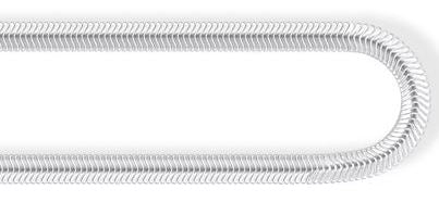 Thomas Sabo Sterling Silver 4mm Snake Necklace