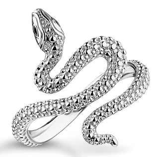 Thomas Sabo Sterling Silver Tempting Romance Snake Ring