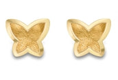 9ct Yellow Gold Interlocking Pear Stud Earrings