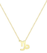 Capricorn Zodiac Necklace in 9ct Yellow Gold