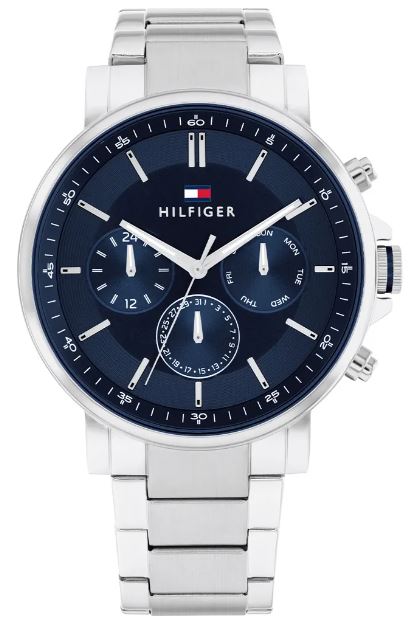 Tommy Hilfiger Tyson 43mm Blue Dial Quartz Mens Watch