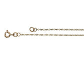 9ct Yellow Gold Trace Chain Extender