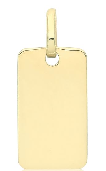 9Y Plain Rectangle Pndt (no chain)