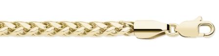9ct Yellow Gold Triple Spiga Link Chain Pendant