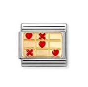 Nomination Composable Classic 'Red Love Wins' Charm