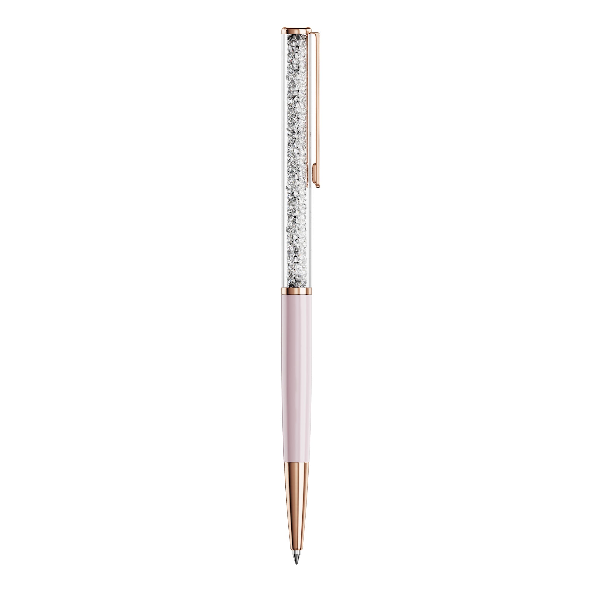 Swarovski Crystalline Silk Ballpoint Pen - Rose Gold Tone-Plated - Pink