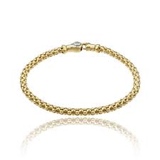 Chimento Melograno 18ct Yellow Gold Bracelet 0.03ct