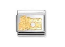 Nomination Composable Classic 'Tech' Camera and Hand Charm