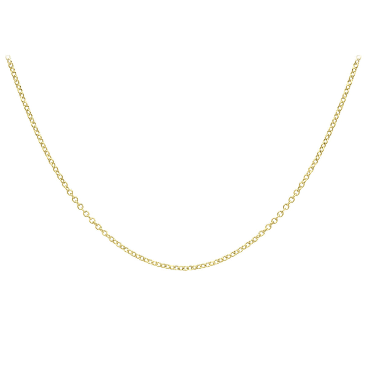 9ct Yellow Gold Trace Chain 18'