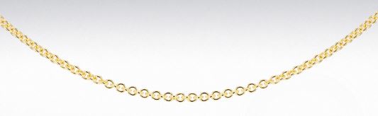 9ct Yellow Gold Adjustable Trace Chain