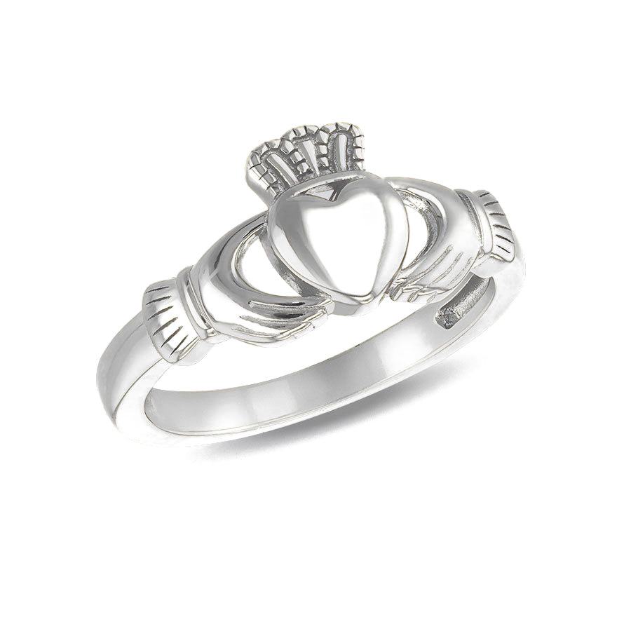Sterling Silver Small Claddagh Ring