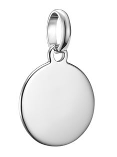 Thomas Sabo Sterling Silver Engravable Disc Charm 13.5mm