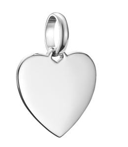 Thomas Sabo Sterling Silver Engravable Heart Charm