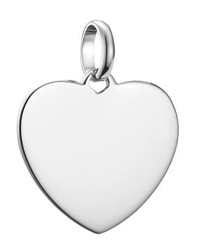 Thomas Sabo Sterling Silver Engravable Heart Charm