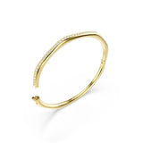 Swarovski Dextera Bangle - Gold Tone-Plated - M - White Bracelet