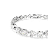 Swarovski Mesmera Bracelet - Rhodium Plated - M - White