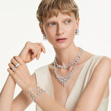 Swarovski Mesmera Bracelet - Rhodium Plated - M - White