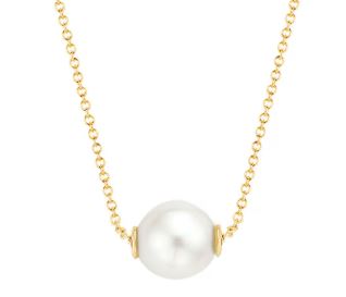 Blush 14ct Yellow Gold Fresh Water Pearl Necklace 42cm