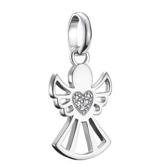 Thomas Sabo Sterling Silver Angel Charm With Cubic Zirconia