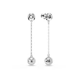 Swarovski Una Angelic Drop Earrings - Rhodium Plated - White