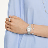 Swarovski Una Angelic Strand Necklace - Rhodium Plated - White