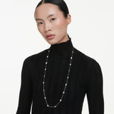 Swarovski Una Angelic Strand Necklace - Rhodium Plated - White