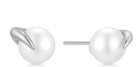 SS Shell Prl Claw Stud Ergs