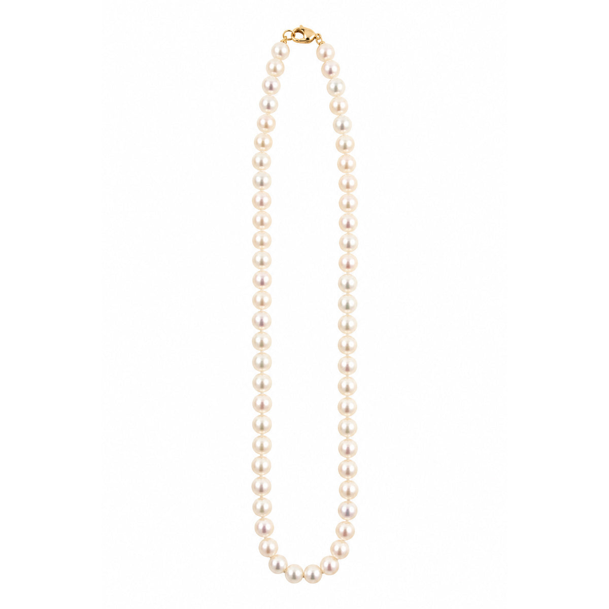 Noriko Freshwater Pearl Necklet with 9ct Yellow Gold Clasp