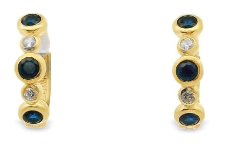 Pear-Shaped Amethyst Drop Earrings in 9ct Yellow Gold