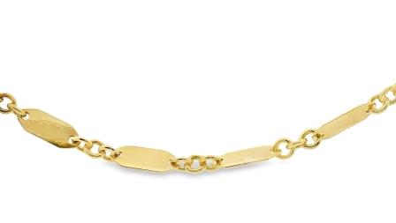 9ct Yellow Gold Fancy Link Necklace