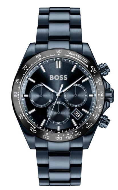 Hugo Boss Hero 2.0 Chronograph 43mm Blue Dial Quartz Mens Watch