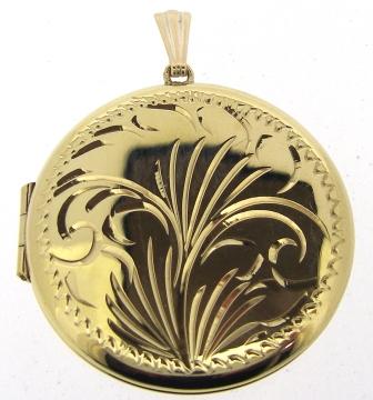 Vintage 9ct Yellow Gold Round Locket
