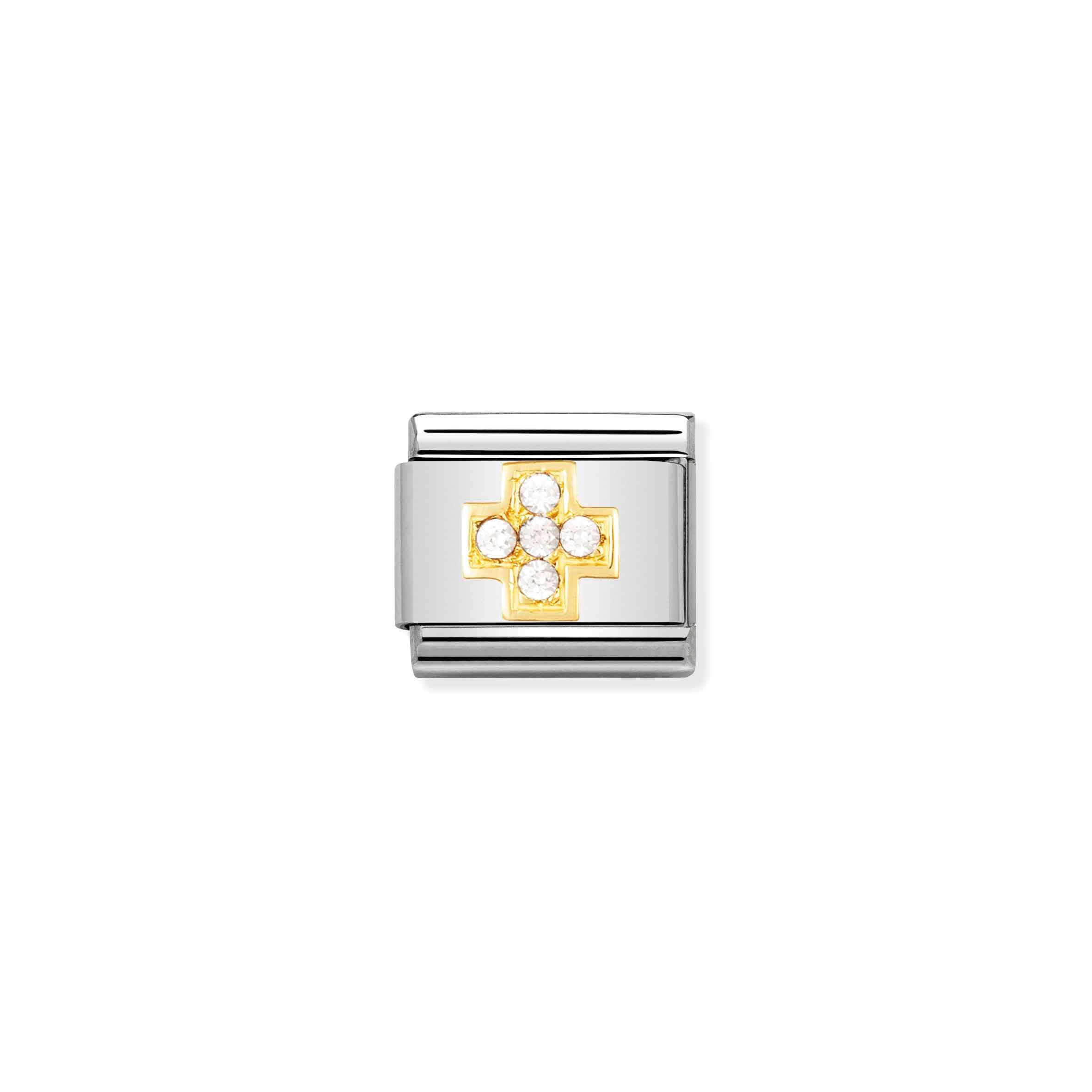 Nomination Composable Classic 'Daily Life' Cross Charm