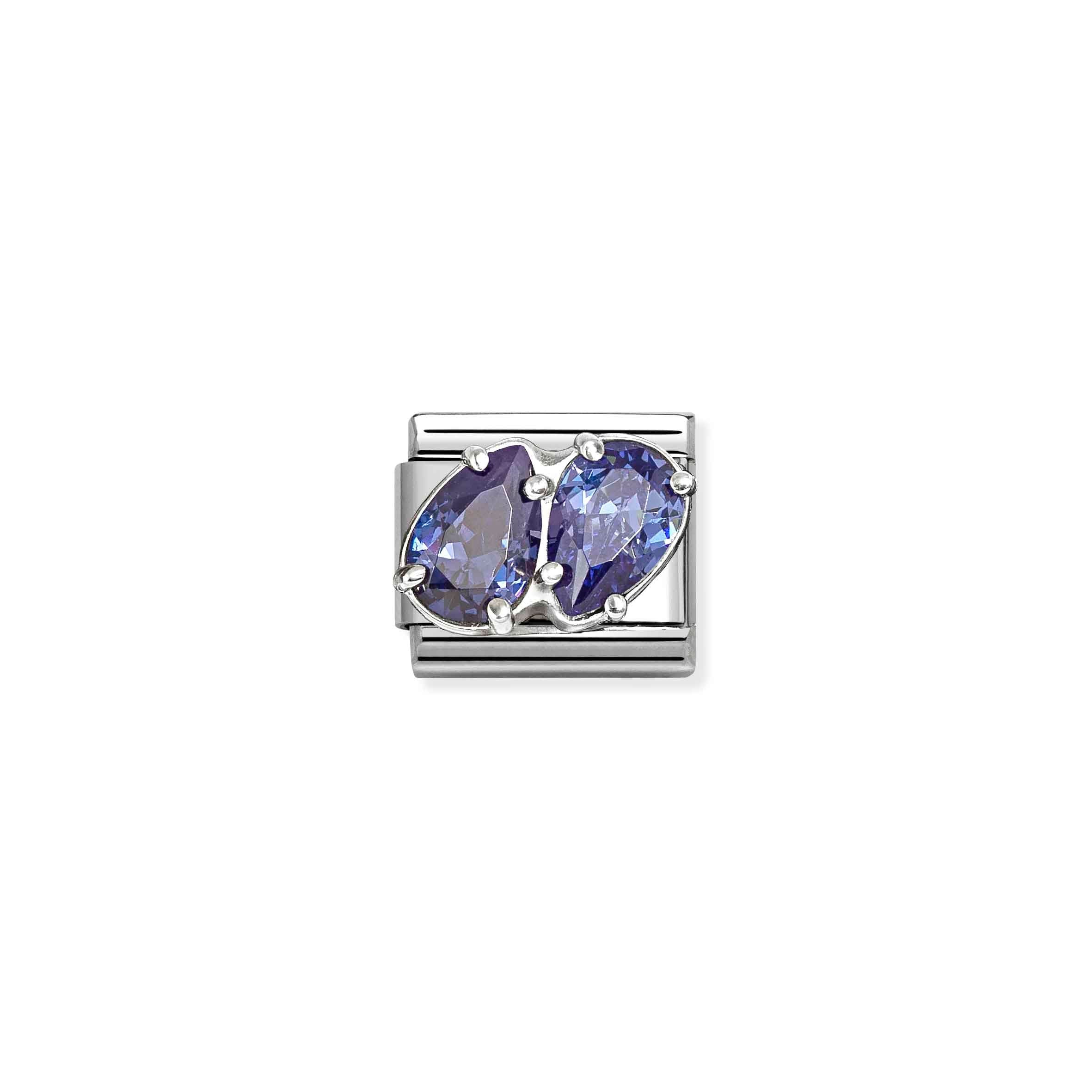 Nomination Composable Classic Blue Double Drops Charm