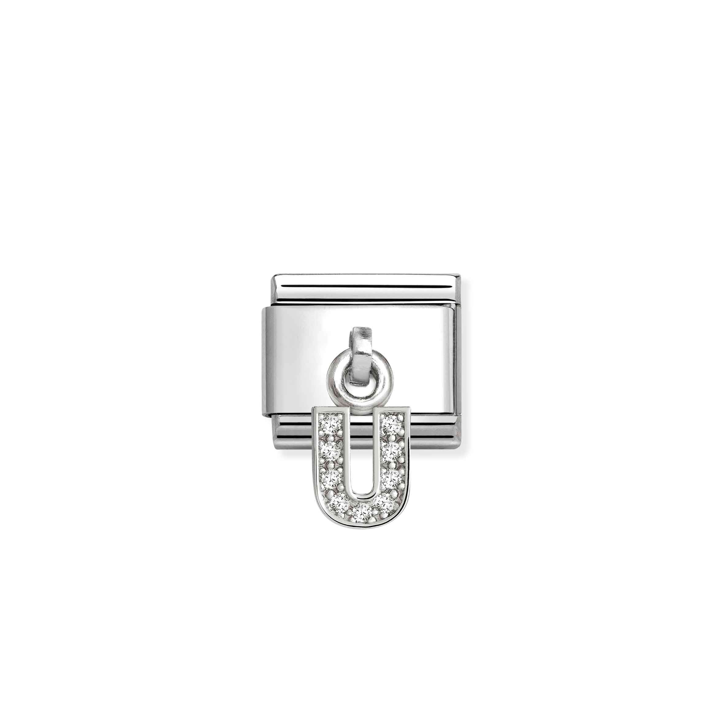 Nomination Composable Classic Letter U Charm