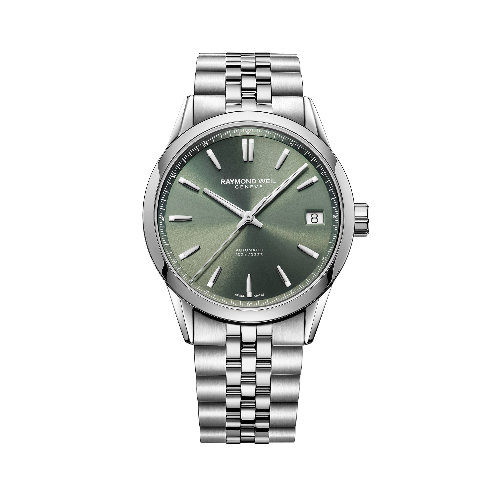 Freelancer Automatic 40 mm Mens Watch Green Dial