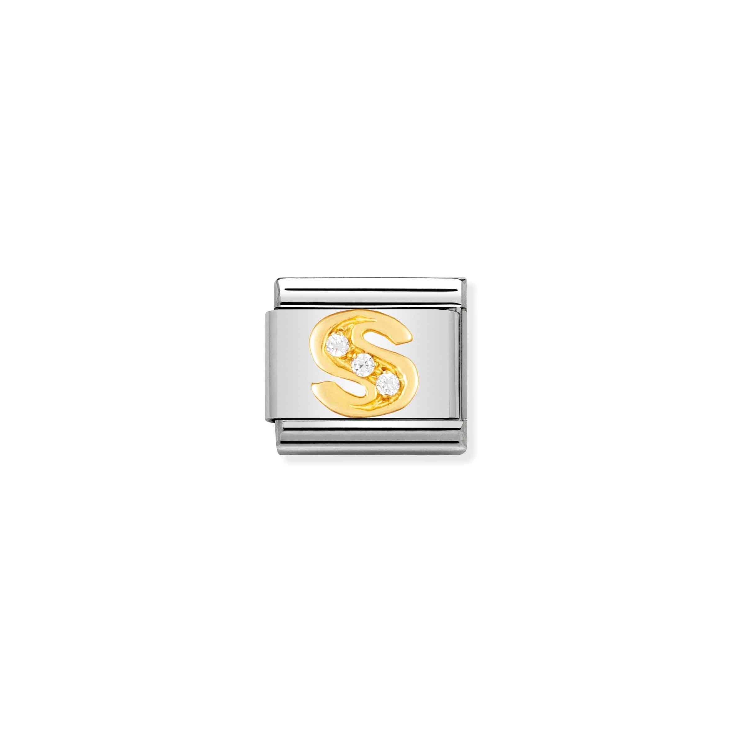 Nomination Composable Classic Letter 'S' Charm