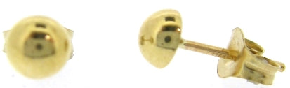 9ct Yellow Gold Marquise Stud Earrings