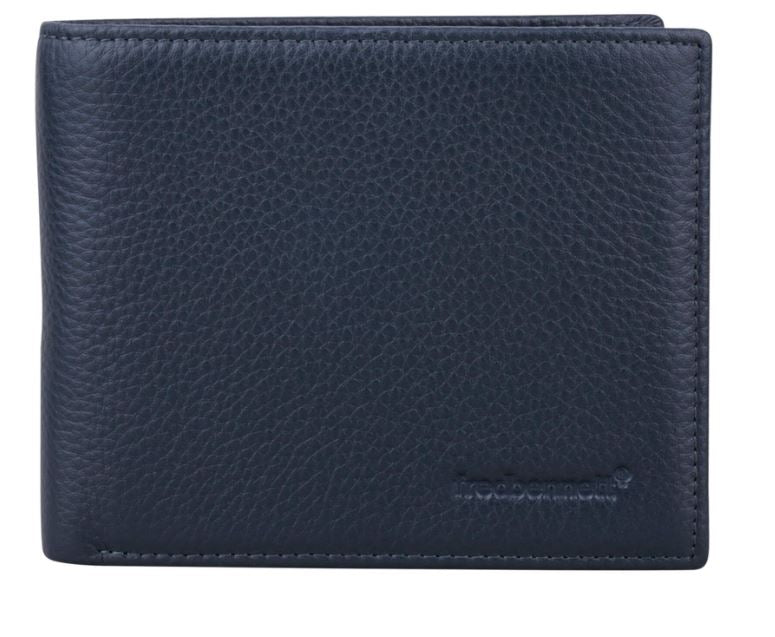 Fred Bennett Mens Blue Leather Wallet