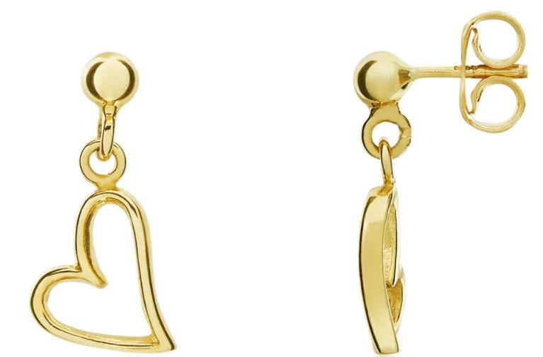 9ct Yellow Gold Three-Row Ear Cuff