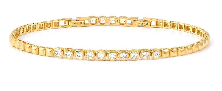 Nomination Enigmatic Shine Yellow Gold Plated Sterling Silver CZ Ornate Bracelet
