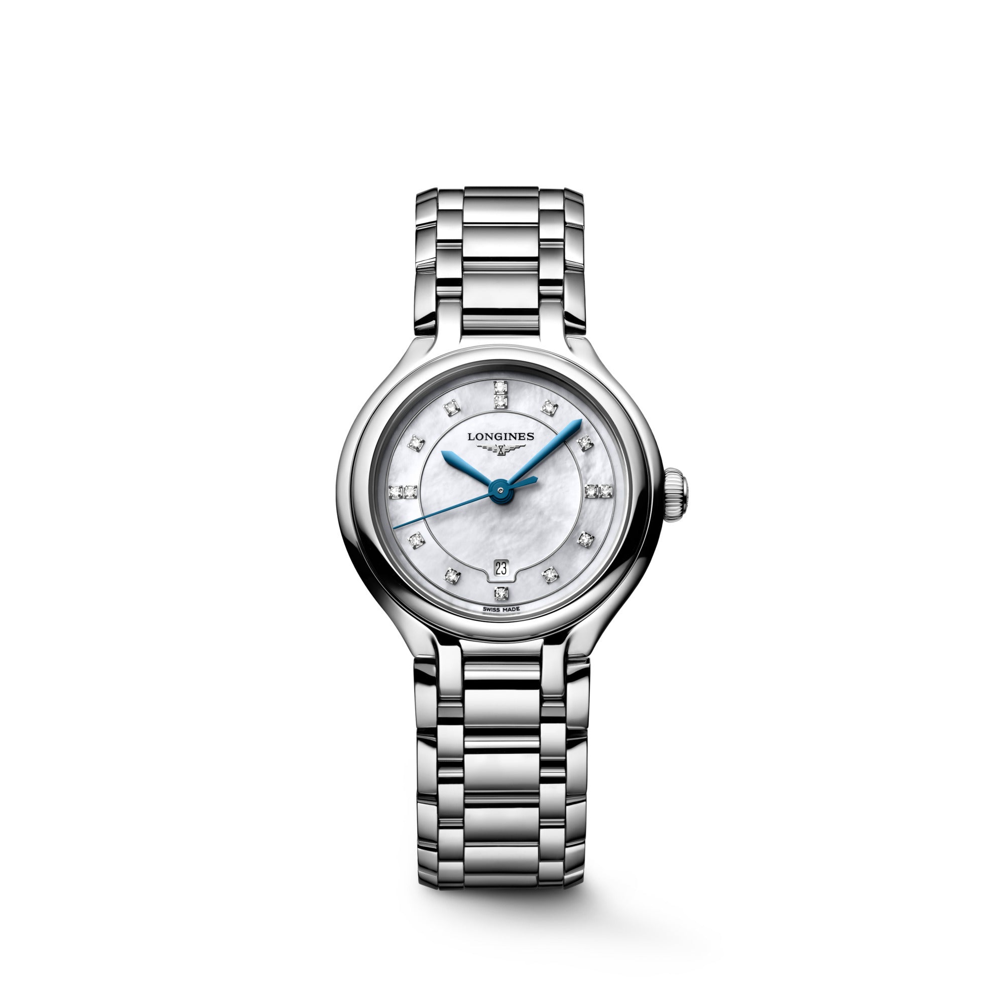 Longines PrimaLuna 30mm Mother of Pearl Dial Quartz Ladies Watch