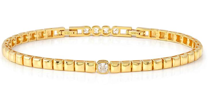 Nomination Enigmatic Shine Yellow Gold Plated Sterling Silver & CZ Bracelet