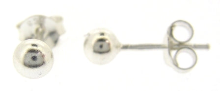 Sterling Silver Ball Stud Earrings