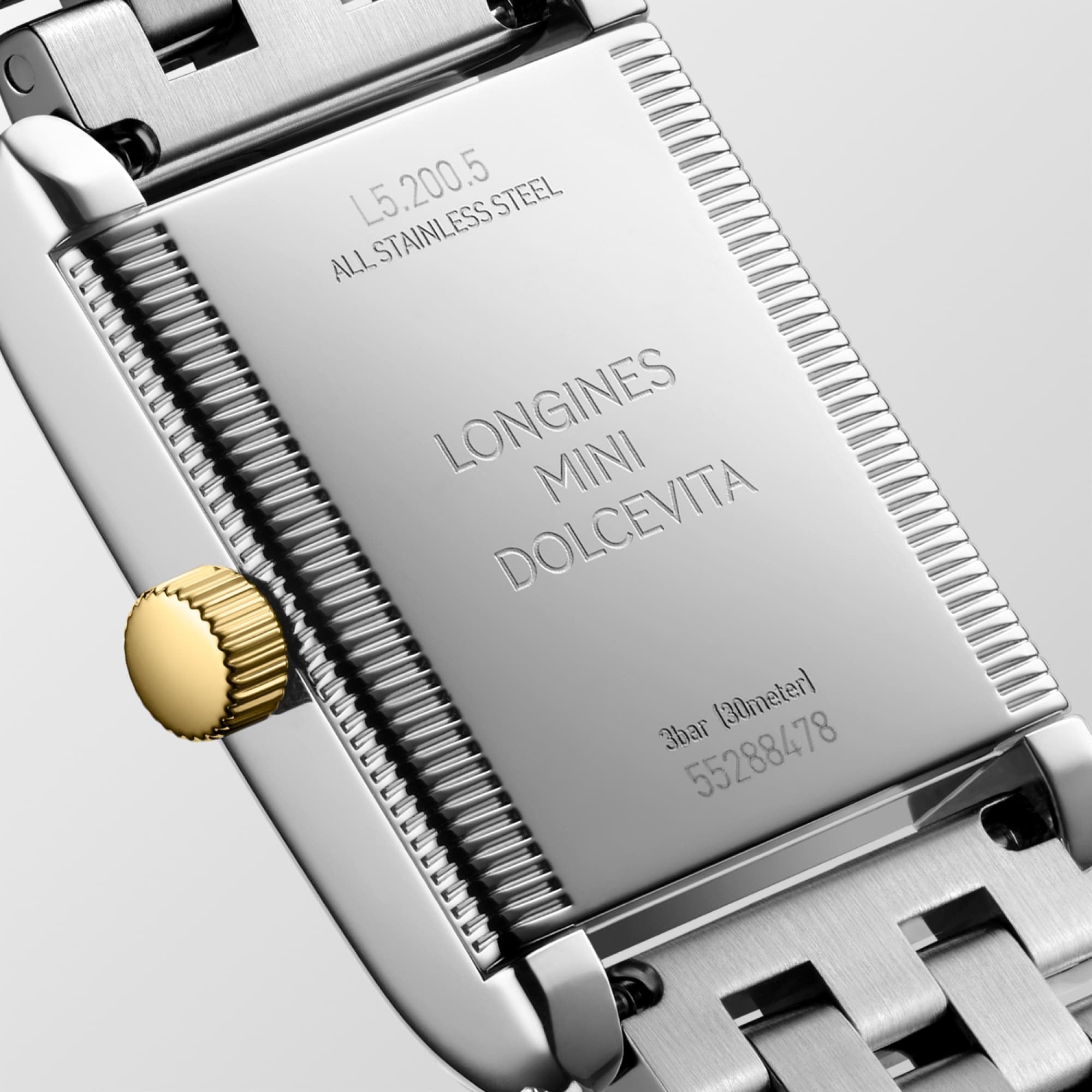 Longines Mini DolceVita 29mm Silver Dial Yellow Gold Capped Bracelet Quartz Ladies Watch