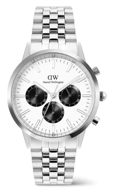 Daniel Wellington Unisex Iconic Link Arctic Blue 36mm Watch