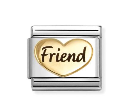 Nomination Composable Classic 'Sister' Heart Link Charm