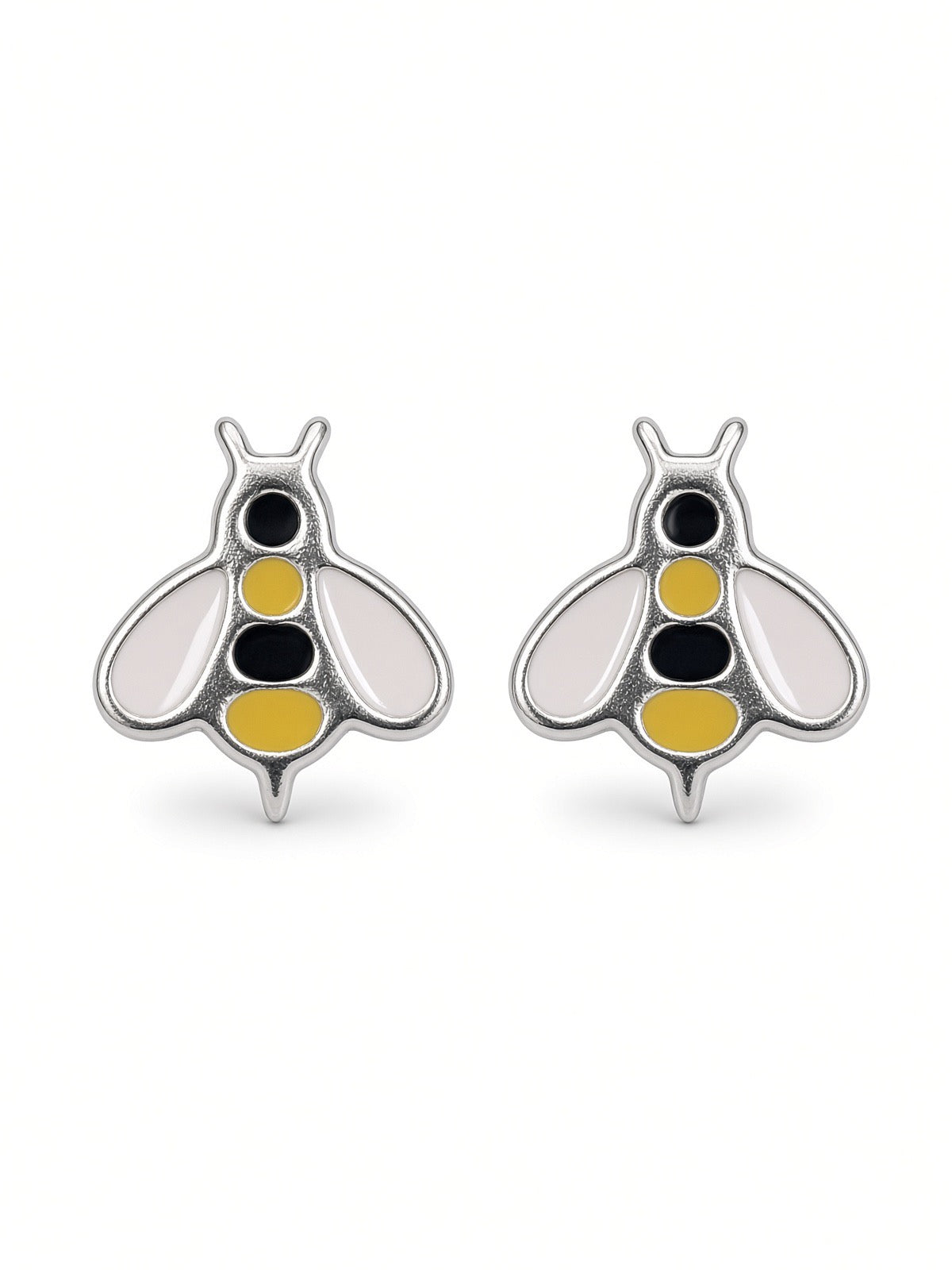Sterling Silver Bee Stud Earrings