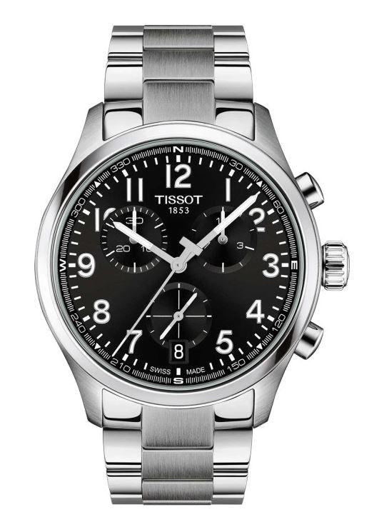 Tissot Gents Chrono L Quartz Watch 42mm Black Dial